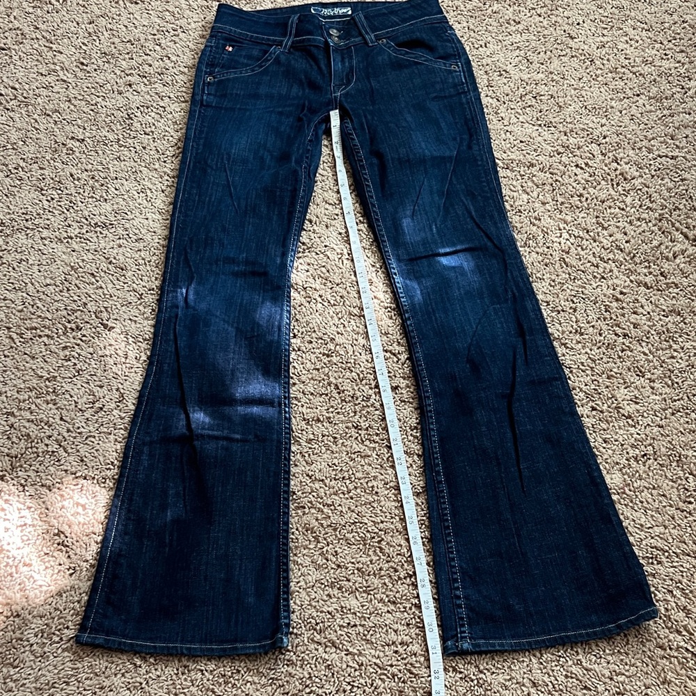 Hudson Jeans Dark Indigo Flare Leg Denim